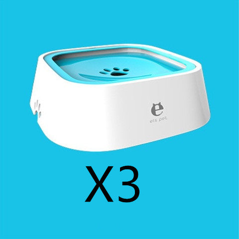 1.5L Floating Pet Water Bowl – Anti-Overflow Slow Feeder