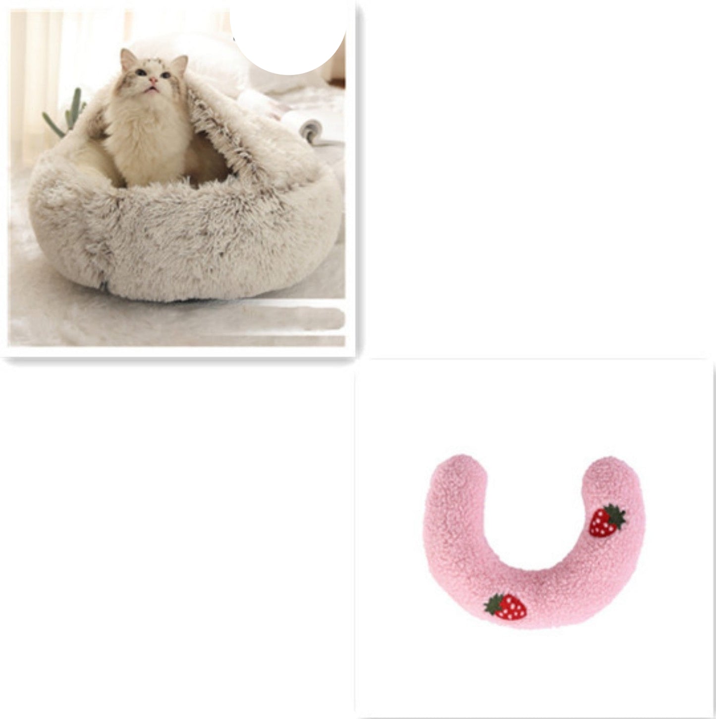 Cozy Cocoon Dog & Cat Pet Bed – Comfortable and Calming