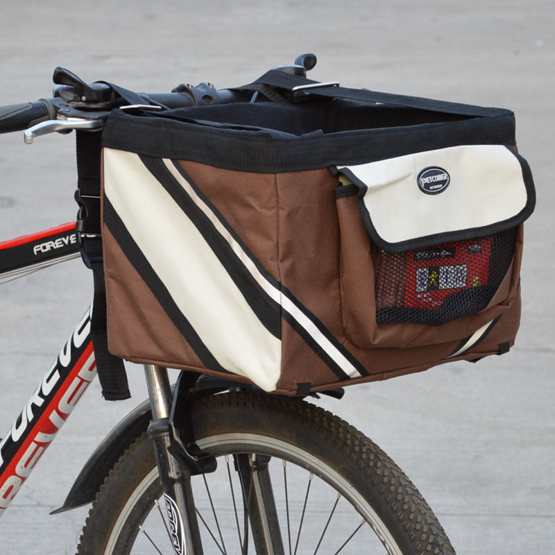 Portable Dog Bicycle Carrier Seat for Small Dogs