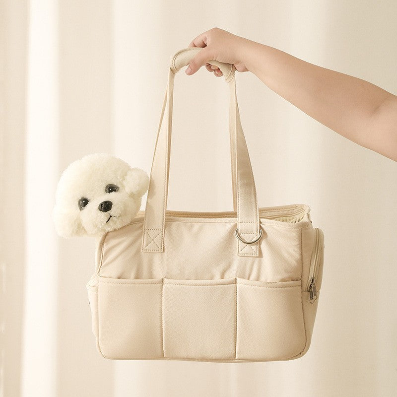 Pet Outgoing Bag Made of Pure Cotton