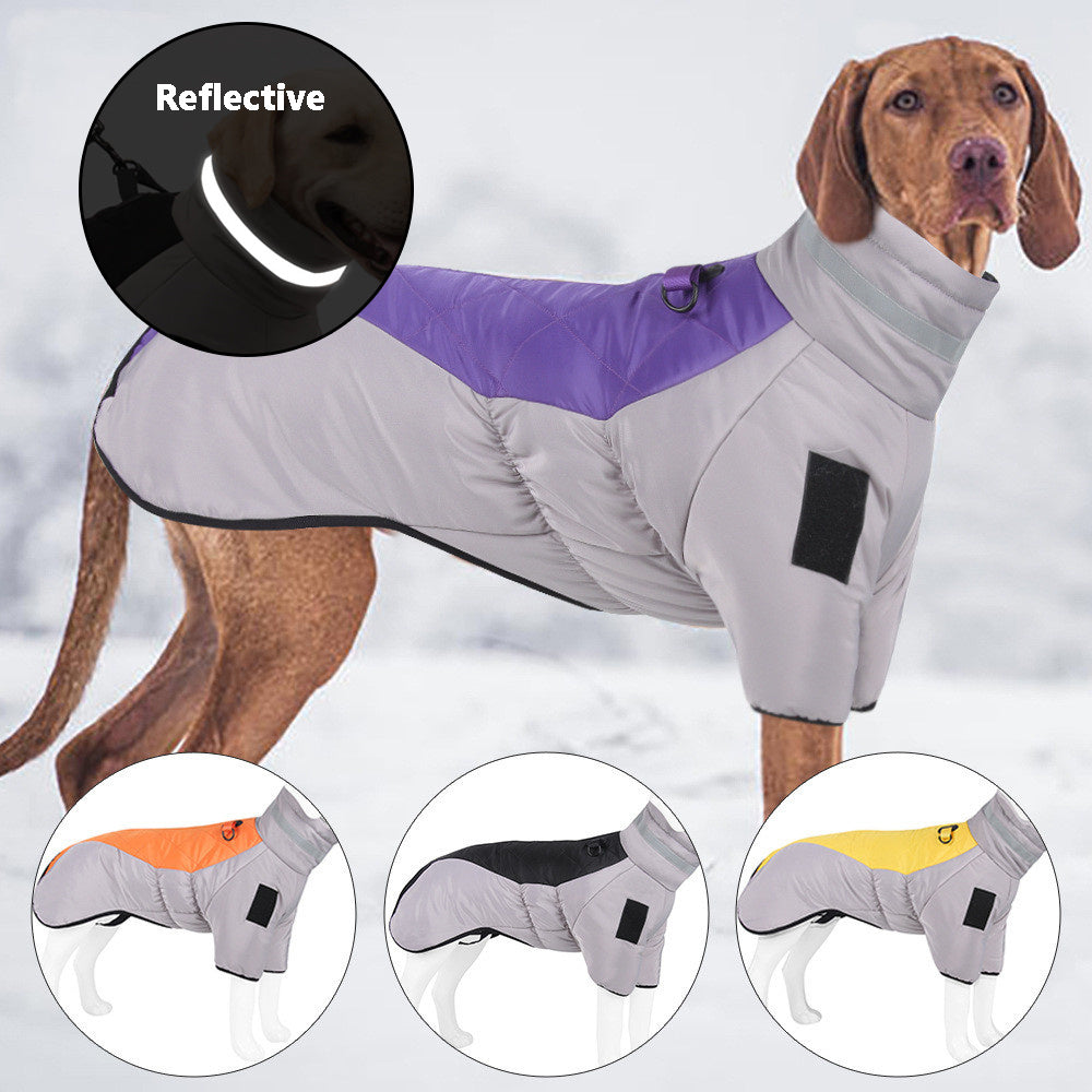 Thick Reflective Winter Dog Coat for Cold Weather Protection