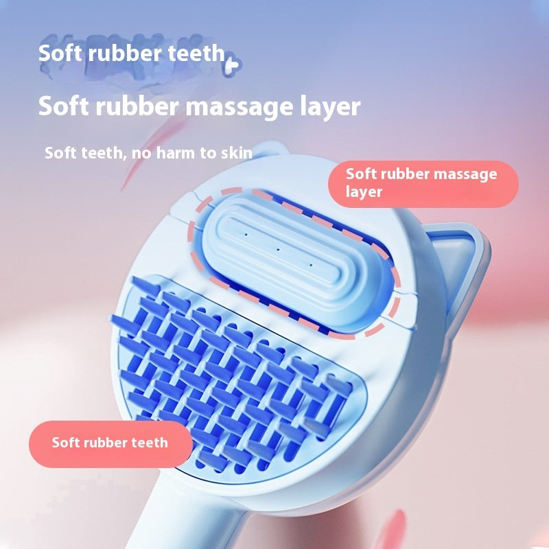 Pet Grooming Brush for Shedding and Hair Removal