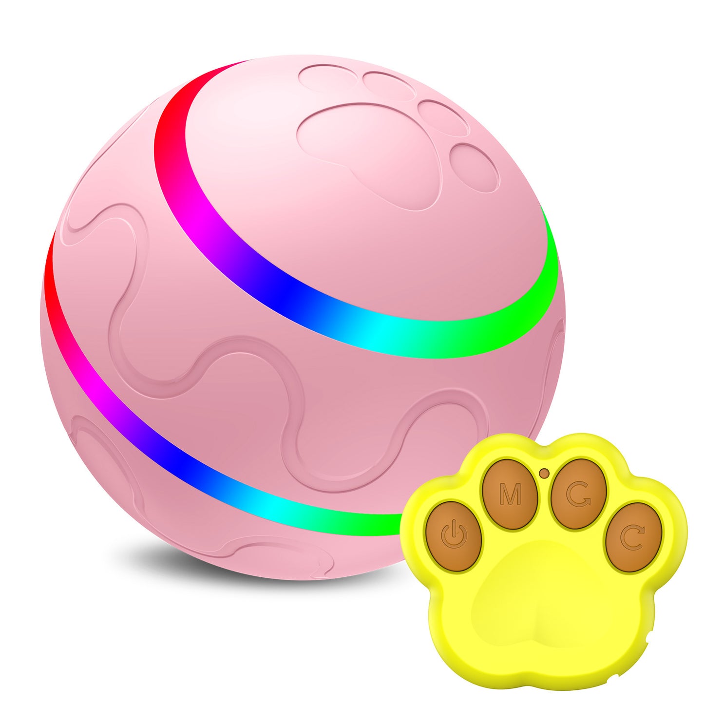 Smart Auto-Rotating Pet Ball - USB Rechargeable