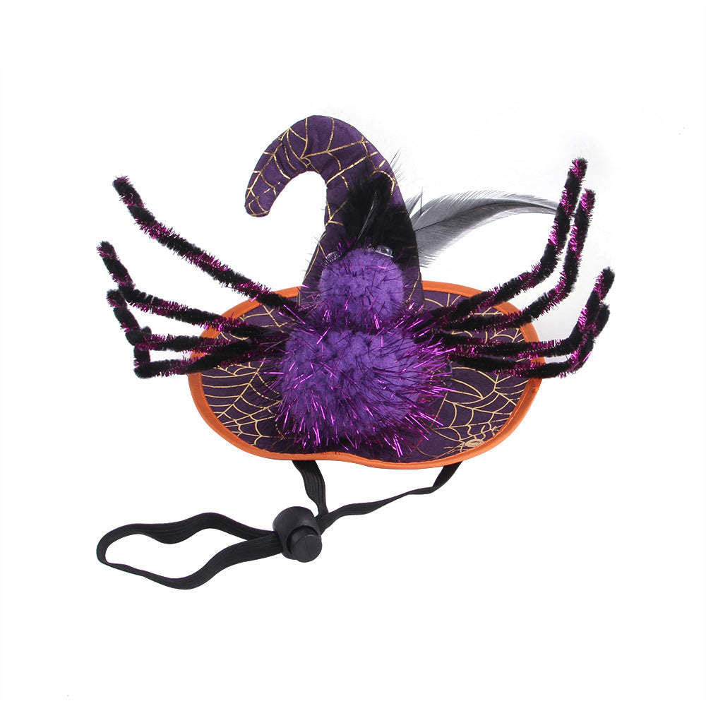 Funny Pet Headdress Cat Halloween Costume Headgear for Dogs and Cats