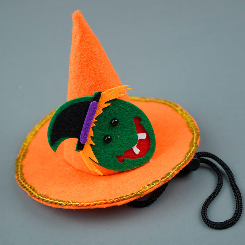 Creative Halloween Pet Hat Non-Woven Fabric Design for Festive Occasions