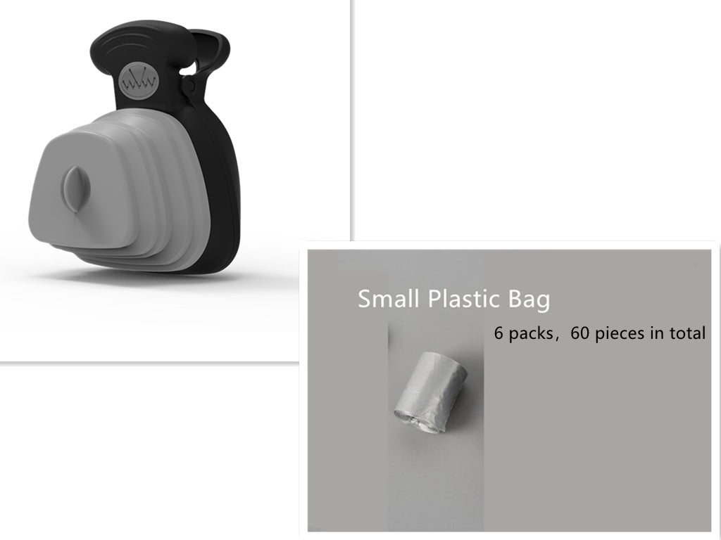Foldable Dog Poop Bag Dispenser for Easy Waste Disposal