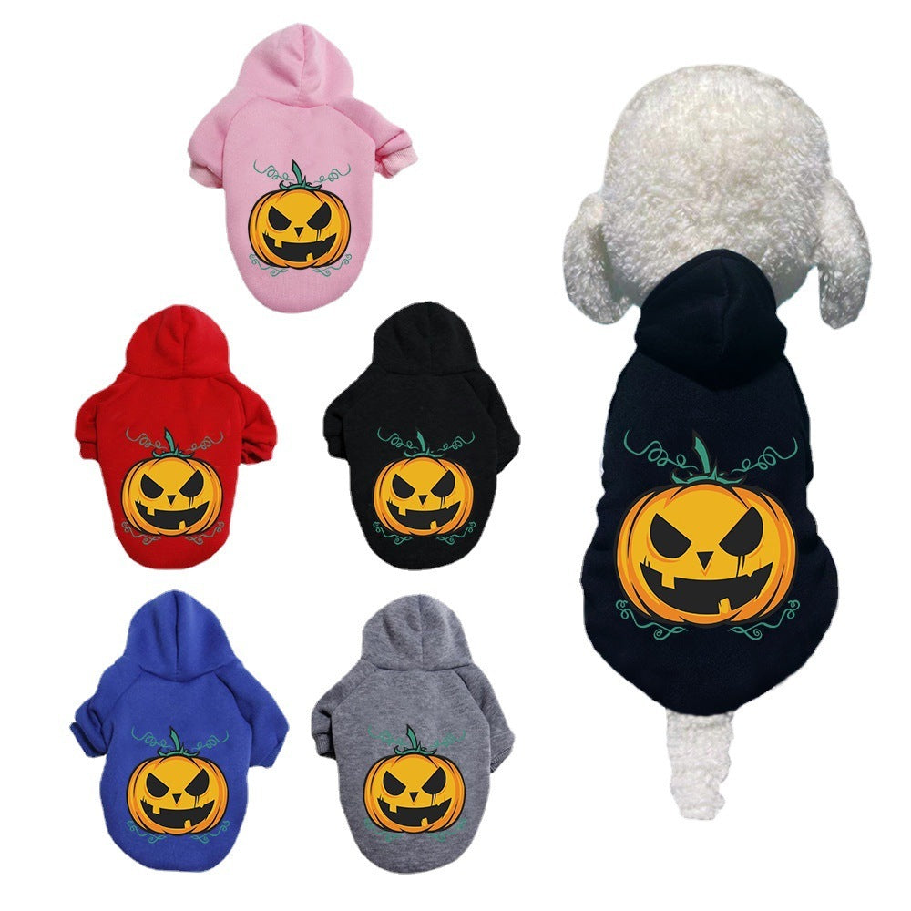 Halloween Pumpkin Dog Sweater