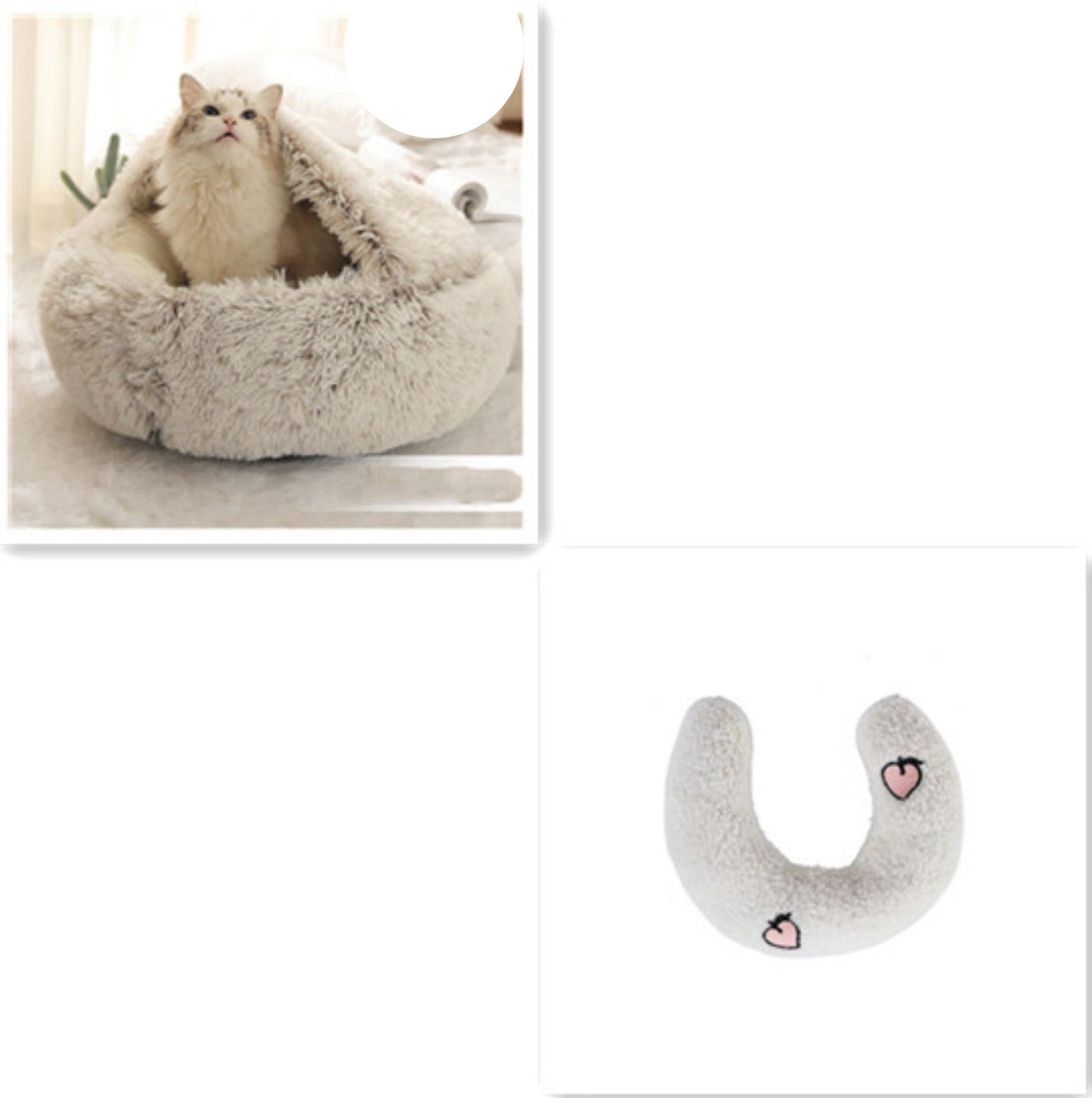 Cozy Cocoon Dog & Cat Pet Bed – Comfortable and Calming