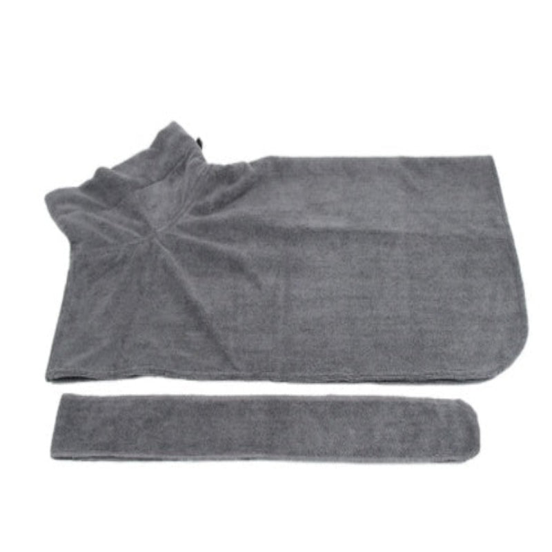 Super Absorbent Microfiber Dog Bath Towel with Adjustable Straps