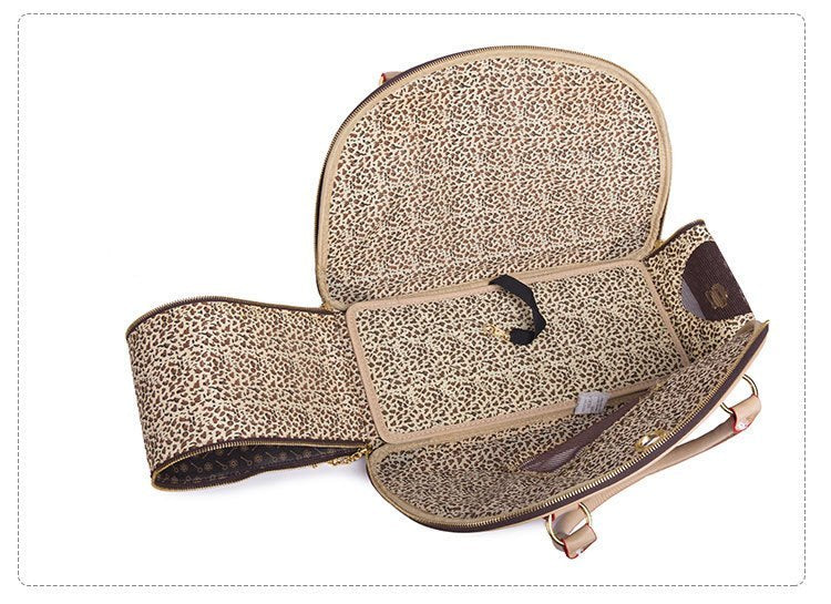 Stylish Anti Squeeze Pet Travel Bag for Small Dogs and Cats