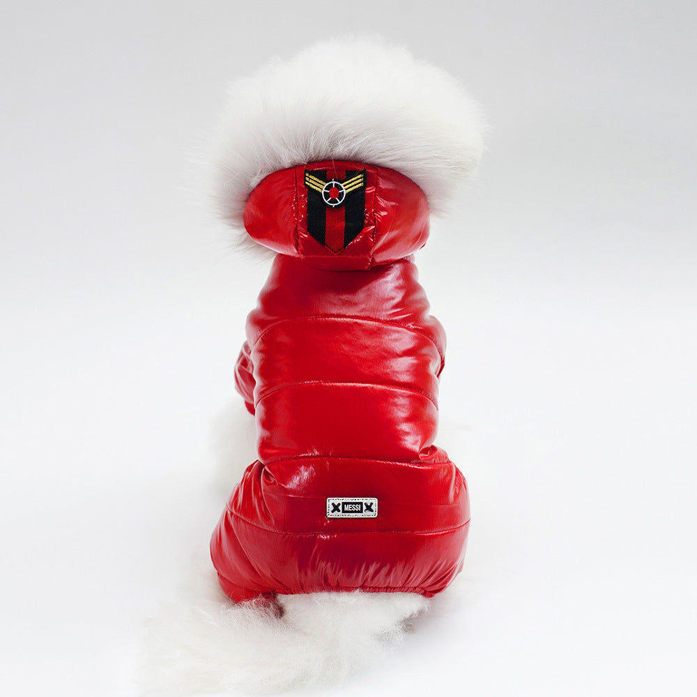PU Leather Pet Jacket – Stylish And Warm Dog Outfit