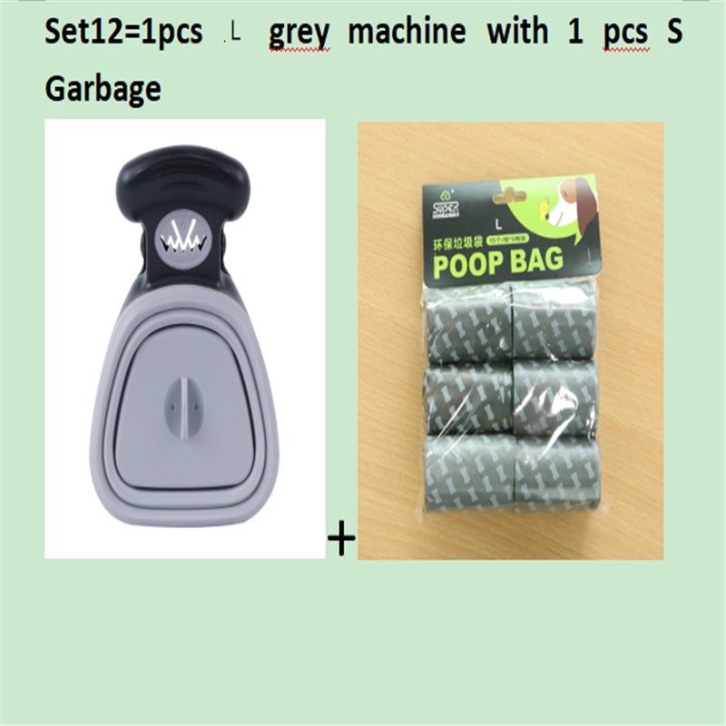 Foldable Dog Pooper Scooper with Waste Bags