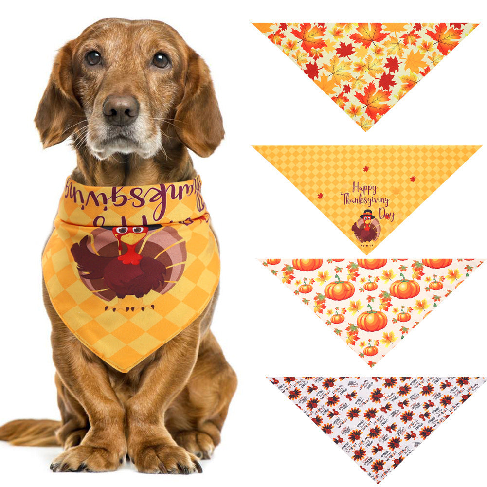 Thanksgiving Turkey Pet Bandana