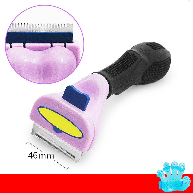 Dog Comb Method Fighting Corgi Labrador Pet Dog Hair Brush