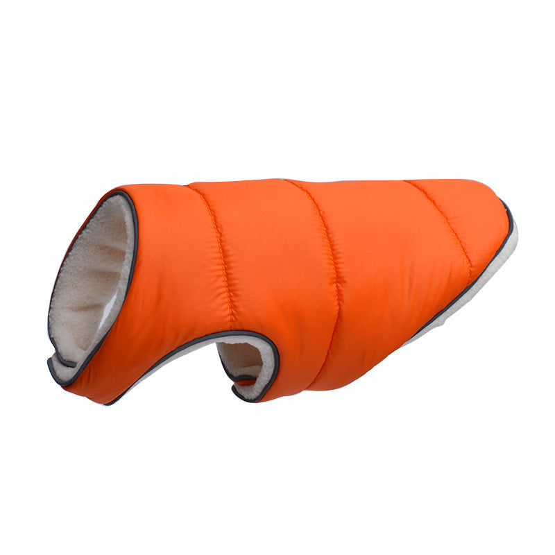 Warm Winter Pet Jacket with Reflective Features Fleece Coat for Small Medium Large Dogs