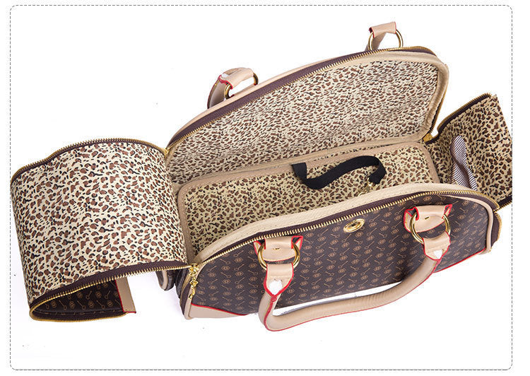 Stylish Anti Squeeze Pet Travel Bag for Small Dogs and Cats