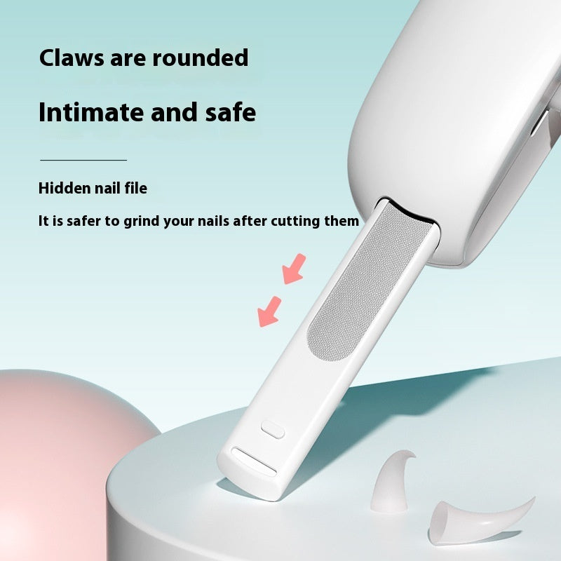 Cat Nail Clippers with Gravity Assist for Precision Cutting