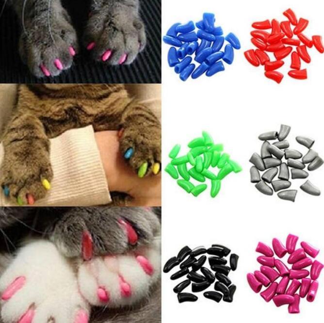 Pet Nail Caps - 20 Pieces