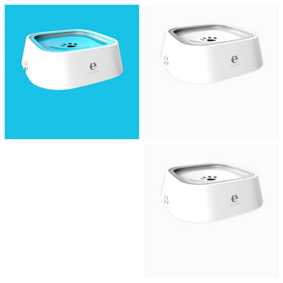 1.5L Floating Pet Water Bowl – Anti-Overflow Slow Feeder