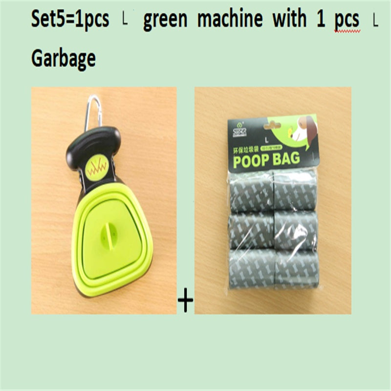 Foldable Dog Pooper Scooper with Waste Bags
