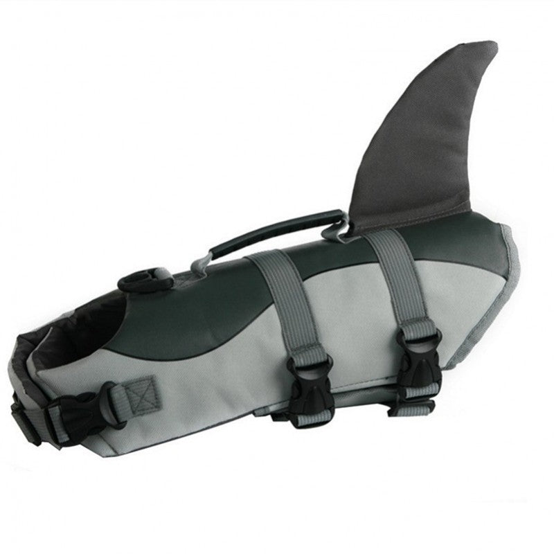 Dog Life Jacket Outdoor Swimming Vest Shark Mermaid Design for Water Safety
