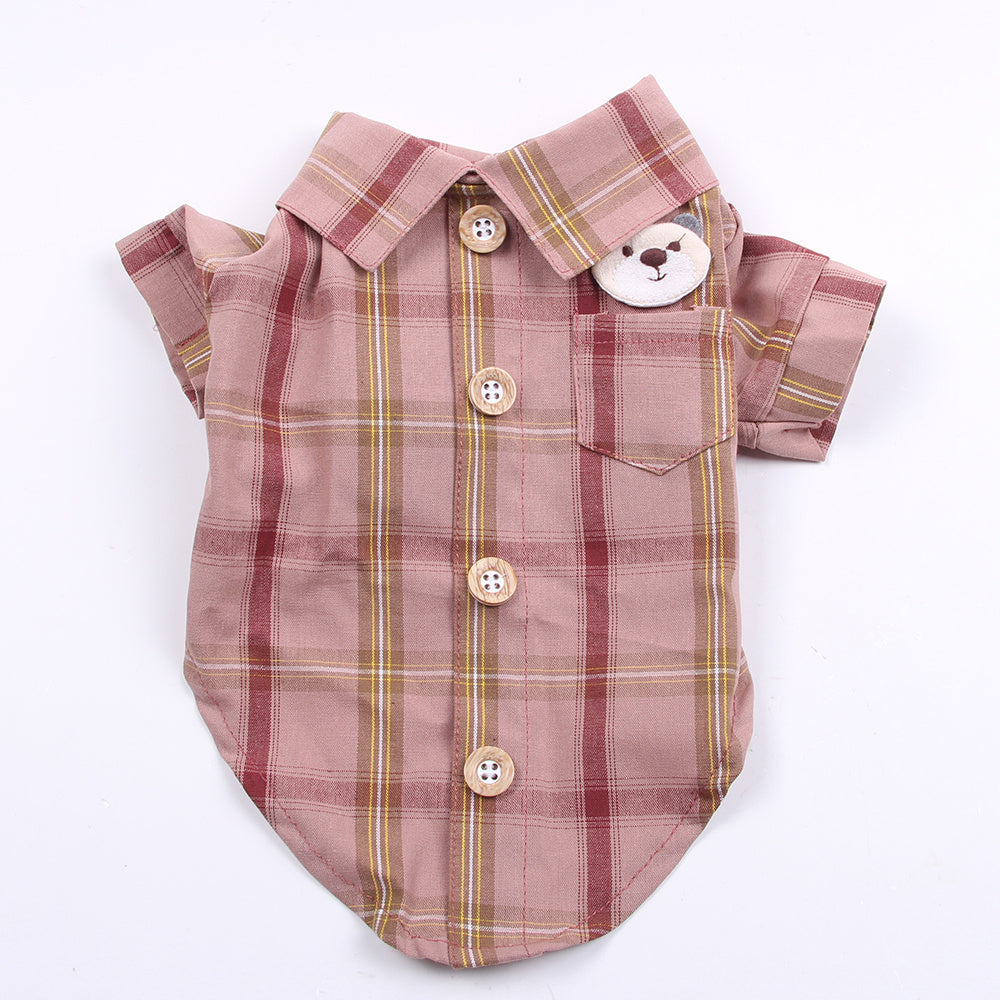 Soft Cotton Pet Shirt Lightweight and Breathable Everyday Wear