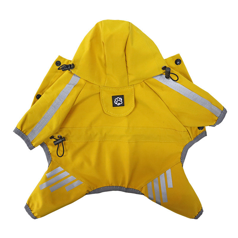 Waterproof Dog Raincoat with Full Coverage for All-Weather Protection