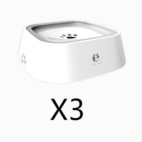 1.5L Floating Pet Water Bowl – Anti-Overflow Slow Feeder