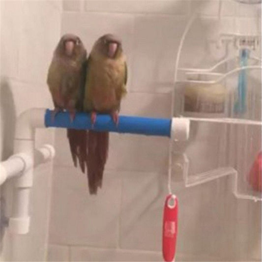 Bird Shower Perch for Bathing and Grooming