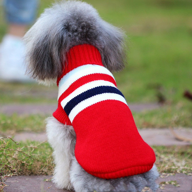 Wool Sweater for Small Dogs Stylish Dog Clothing for Winter and Cold Weather