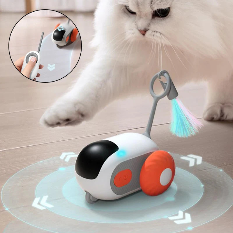 Remote Control Cat Toy - Smart Interactive Car