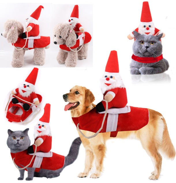 Dog and Cat Christmas Winter Clothes - Cozy Cotton Winter Coat