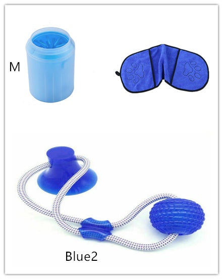 Pet Paw Cleaner Cup with Soft Brush