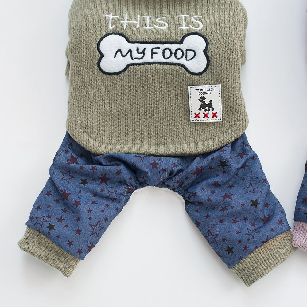 Bone Print Dog Sweater