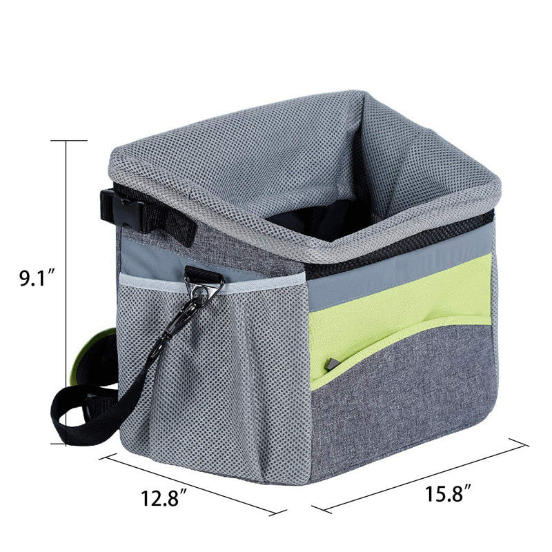 Bicycle Pet Basket Carrier for Small Dogs Travel