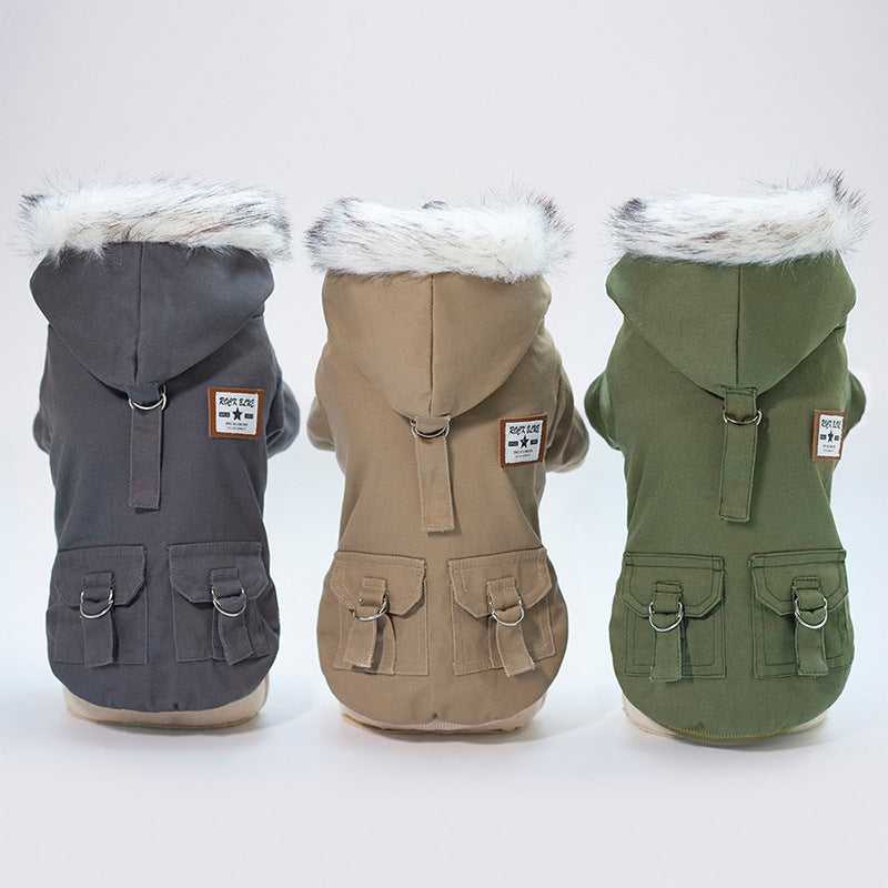 Warm Cotton Dog Coat for Winter