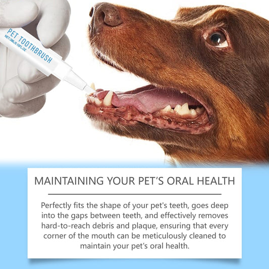 Soft Care Pet Toothbrush Pen – Gentle Daily Dental Solution for Dogs & Cats