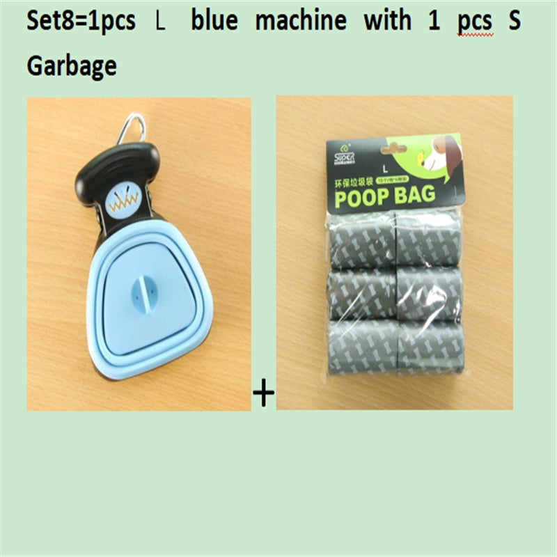 Foldable Dog Pooper Scooper with Waste Bags