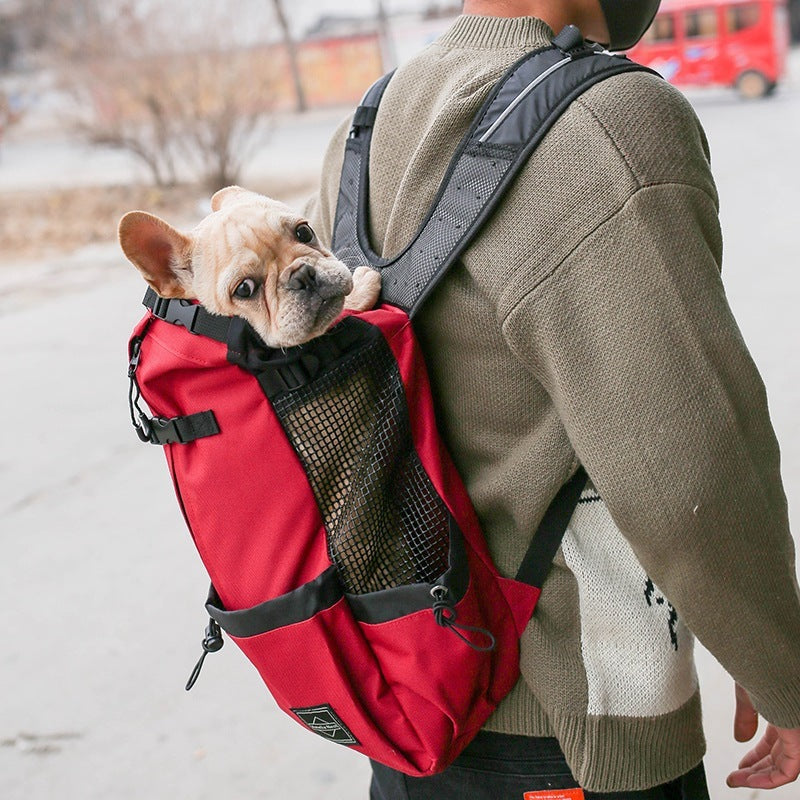 Portable Dog Travel Backpack Carrier for Outdoor Adventures