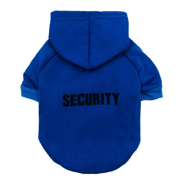 Security Fleece Pet Sweater – Warm & Cozy for Cold Weather