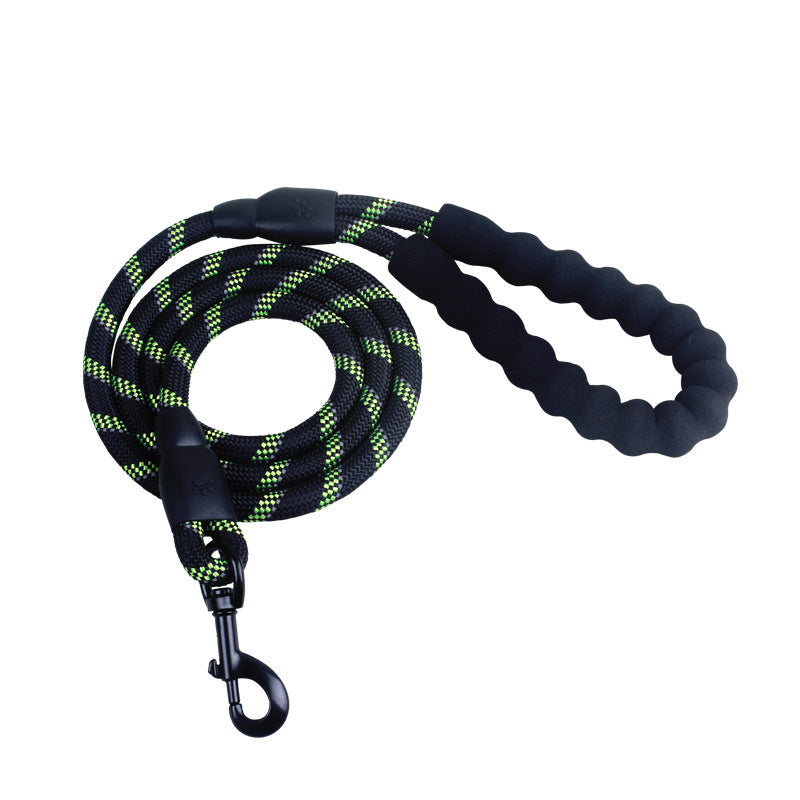 Reflective Dog Leash – Nylon Rope for Walking and Training Dogs