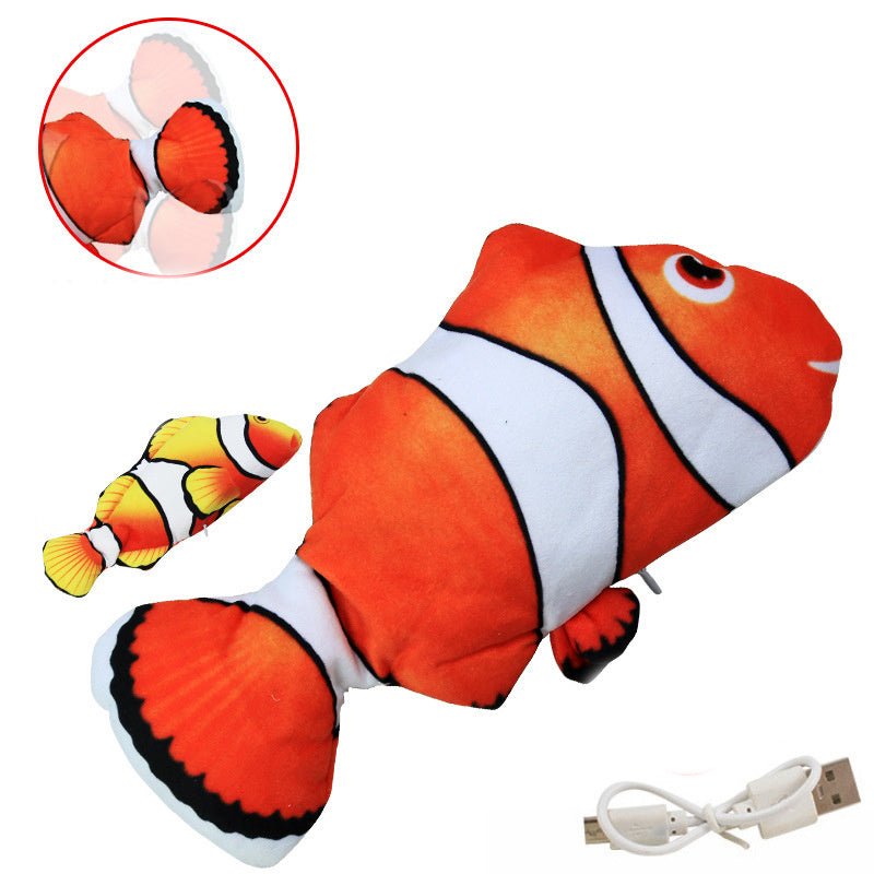 Cat toy simulation fish
