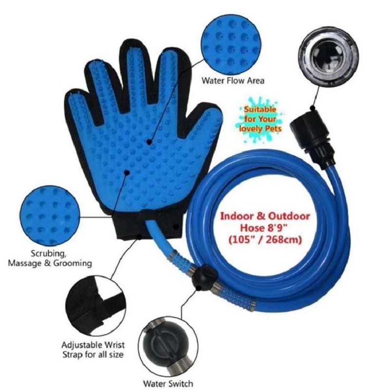 Handheld Pet Bath Shower & Massager Tool