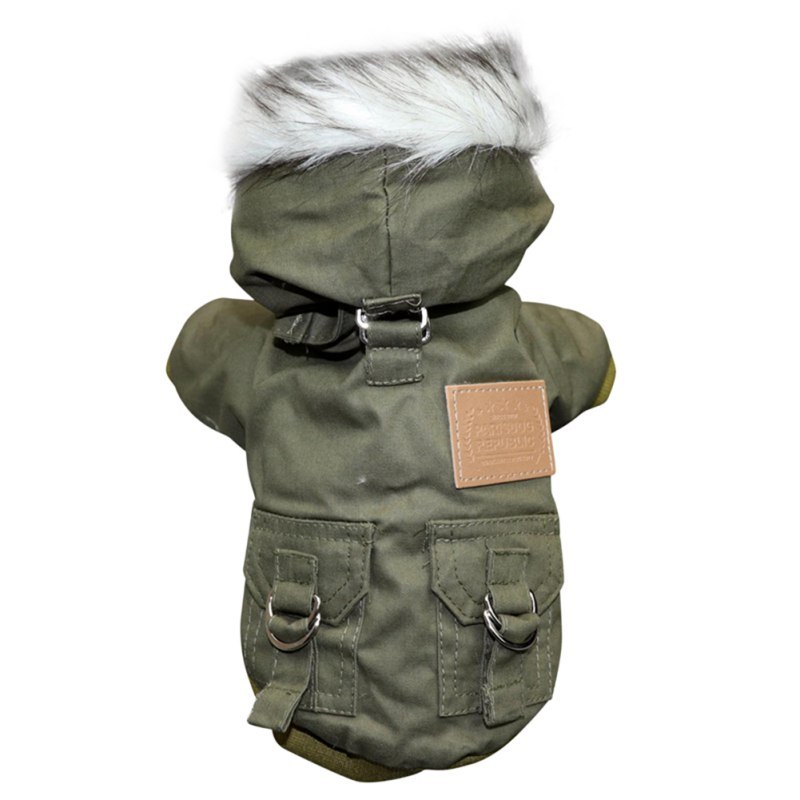 Extra Warm Double Layer Fleece Dog Hoodie for Cold Weather