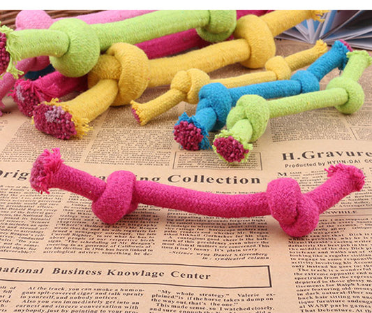 Pet cotton rope molar toy