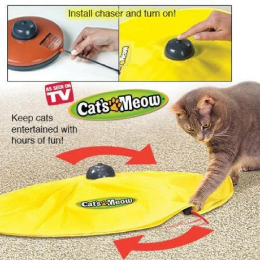 Pet Rotating Toy To Relieve Boredom Electric Funny Cat Turntable