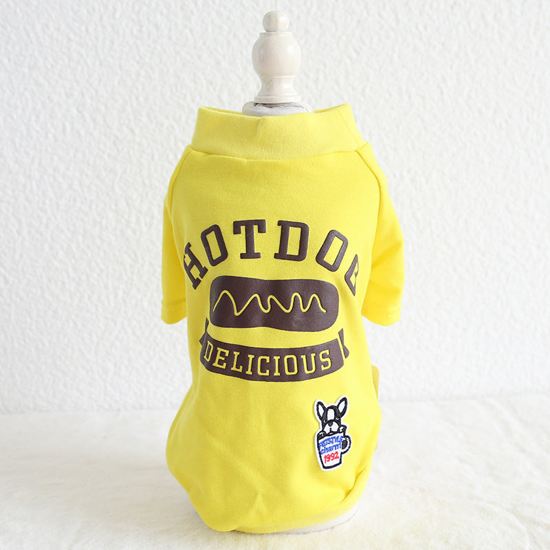 Soft Cotton Dog T Shirt Lightweight Pet Clothes for All Seasons