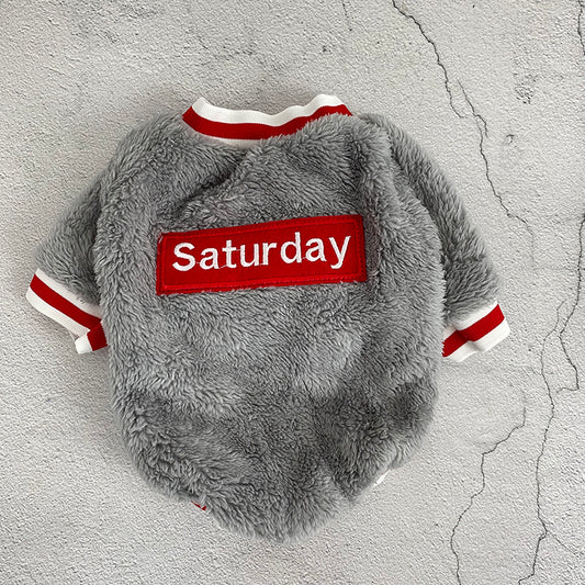 Warm Cotton Dog Sweater for Winter