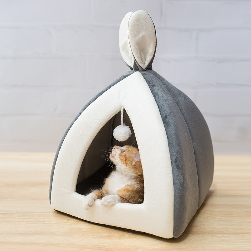 Cat House Villa & Small Dog Kennel – Cozy Pet Bed