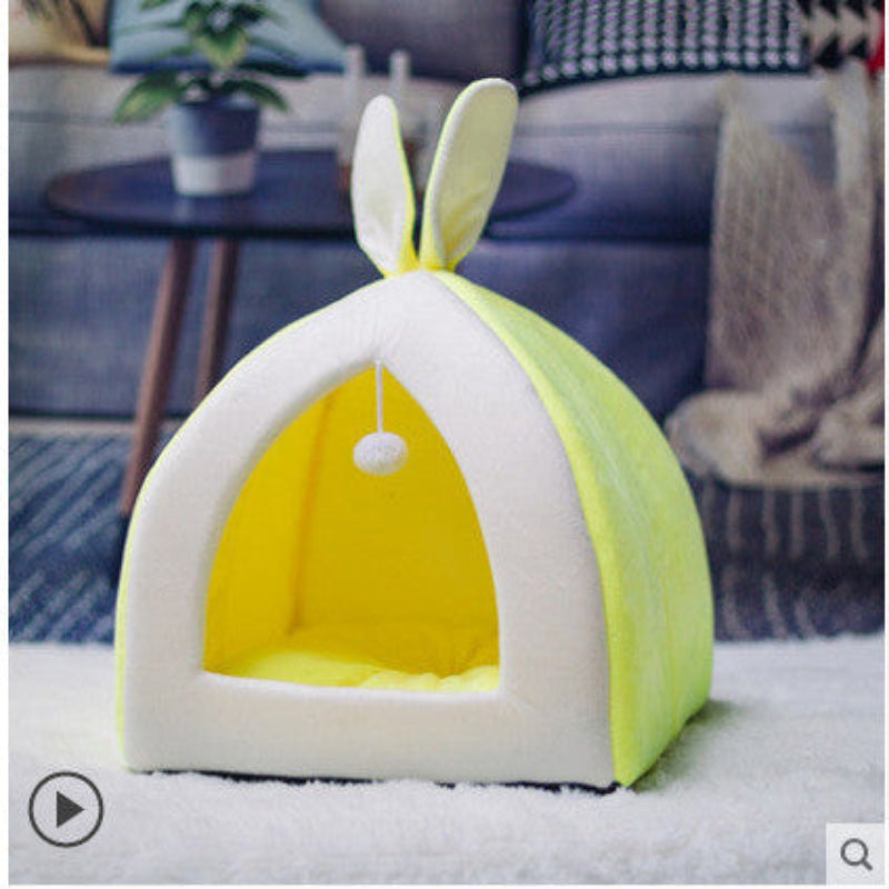 Cat House Villa & Small Dog Kennel – Cozy Pet Bed
